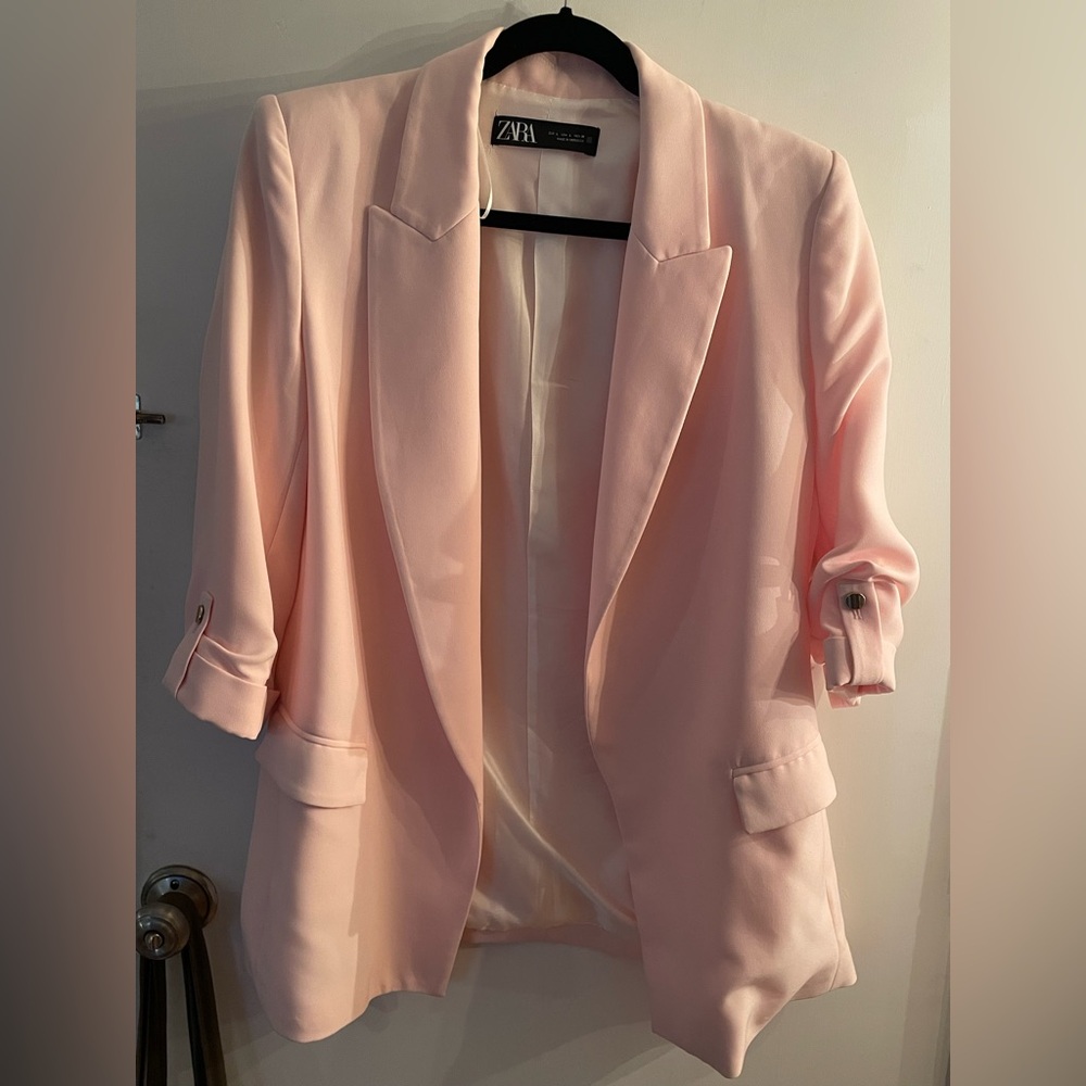 Zara Soft Pink Blazer